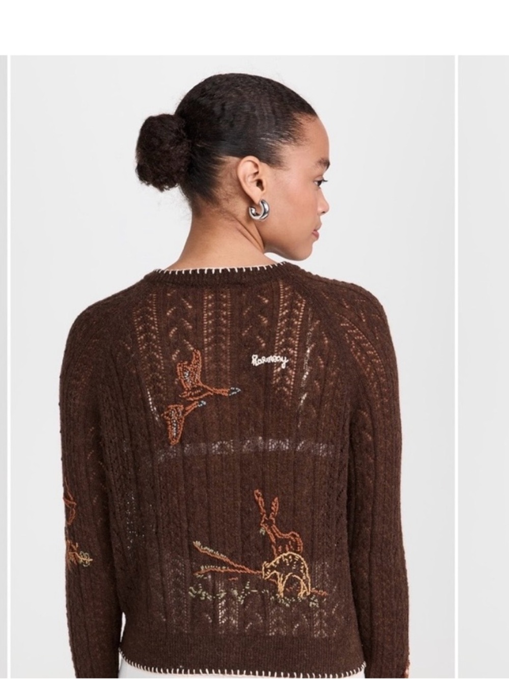 Sea Martha embroidery cardigan sea new York - Picture 3 of 9